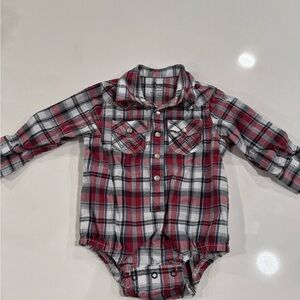 Wrangler Pearl Snap Onsie
